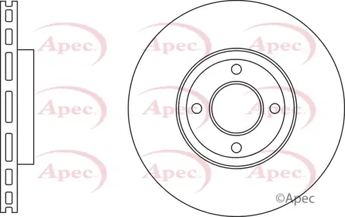 спирачен диск APEC DSK3624