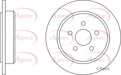 спирачен диск APEC DSK3625