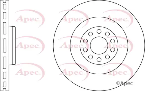 спирачен диск APEC DSK3746