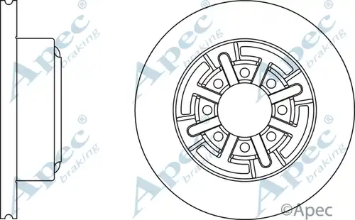 спирачен диск APEC DSK959