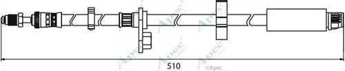 спирачен маркуч APEC HOS3913