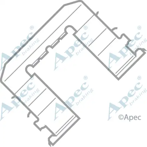 комплект принадлежности, дискови накладки APEC KIT430