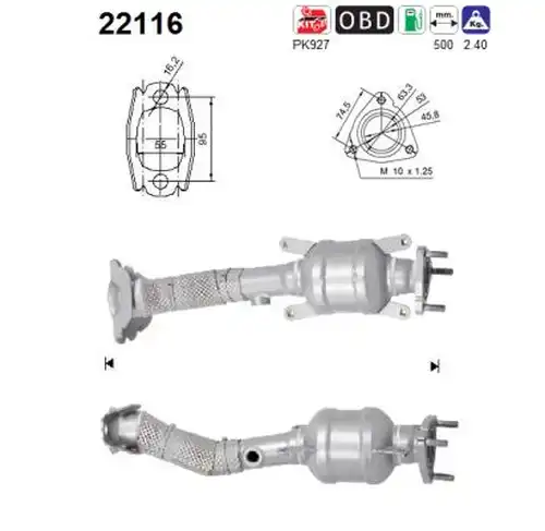 катализатор AS 22116