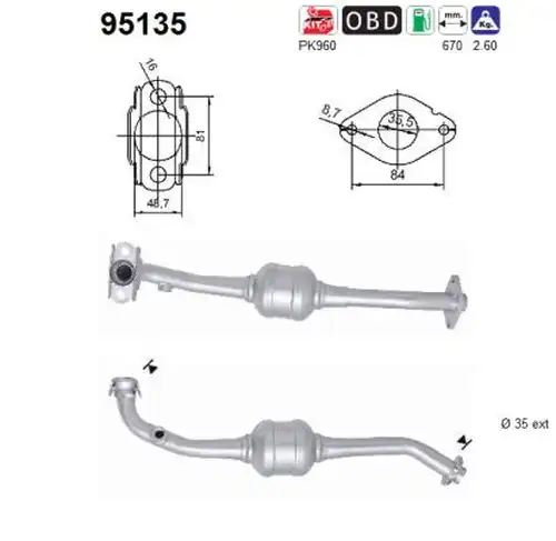 катализатор AS 95135