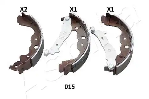 комплект спирачна челюст ASHIKA 55-00-015