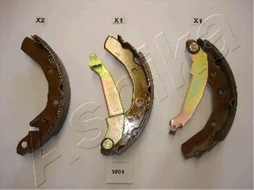 комплект спирачна челюст ASHIKA 55-W0-001