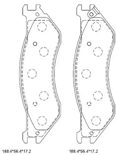 накладки ASIMCO KD6330