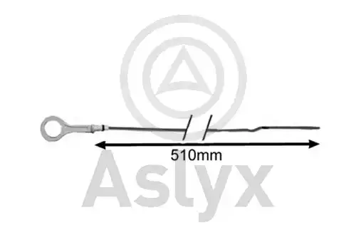 пръчка за измерване нивото на маслото Aslyx AS-506228