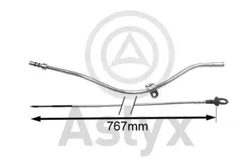 пръчка за измерване нивото на маслото Aslyx AS-506612