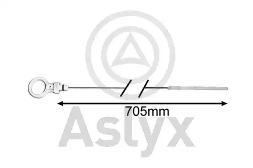 пръчка за измерване нивото на маслото Aslyx AS-521043