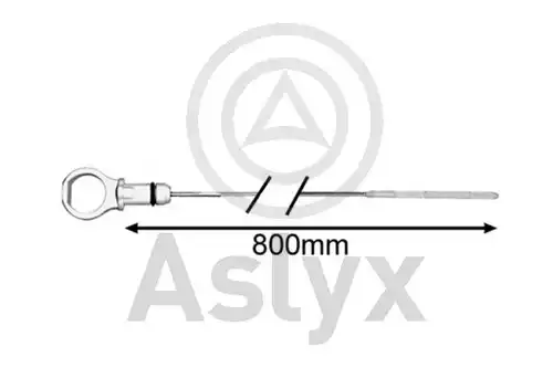 пръчка за измерване нивото на маслото Aslyx AS-521064