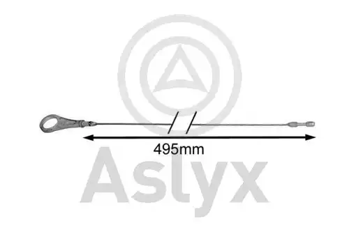 пръчка за измерване нивото на маслото Aslyx AS-521094