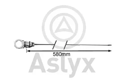 пръчка за измерване нивото на маслото Aslyx AS-535678