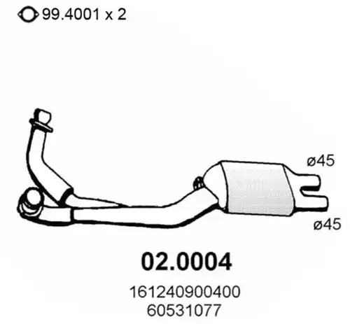 катализатор ASSO 02.0004