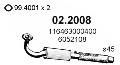 предно гърне ASSO 02.2008