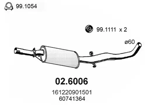 средно гърне ASSO 02.6006