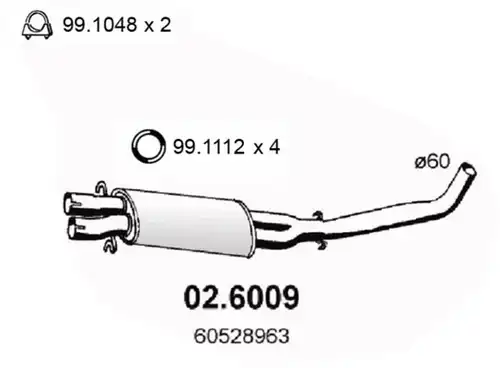 средно гърне ASSO 02.6009