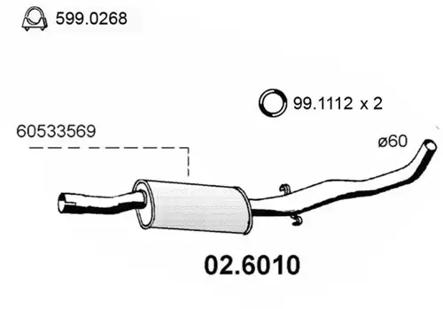 средно гърне ASSO 02.6010