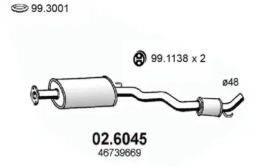 средно гърне ASSO 02.6045