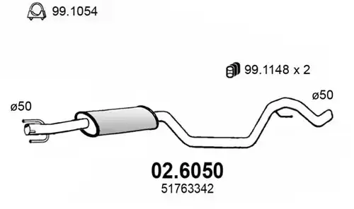 средно гърне ASSO 02.6050