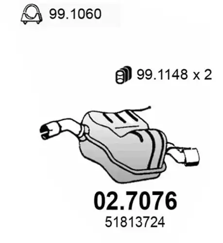 крайно гърне ASSO 02.7076