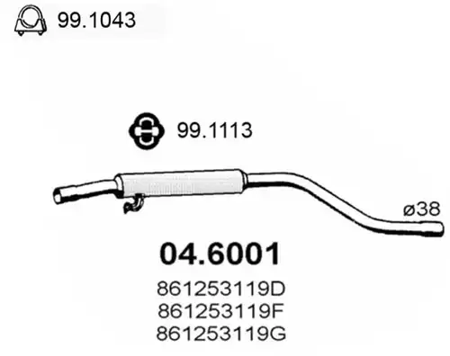 средно гърне ASSO 04.6001