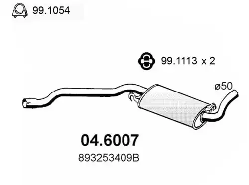 средно гърне ASSO 04.6007