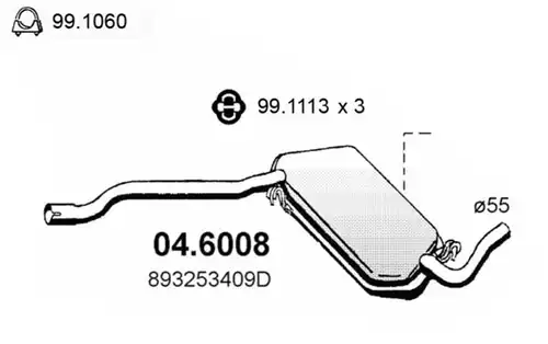 средно гърне ASSO 04.6008