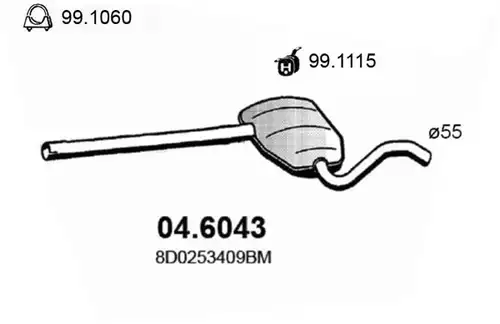 средно гърне ASSO 04.6043