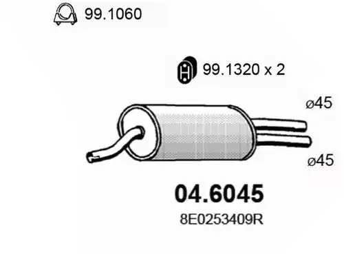 средно гърне ASSO 04.6045