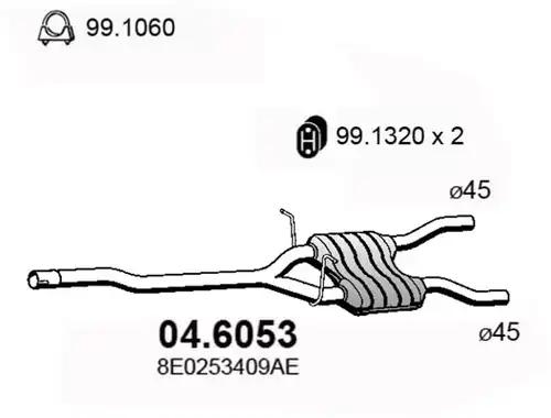 средно гърне ASSO 04.6053