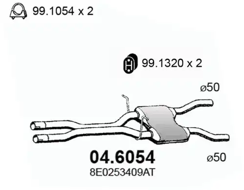 средно гърне ASSO 04.6054