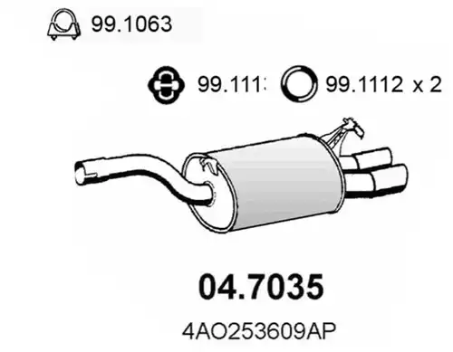 крайно гърне ASSO 04.7035