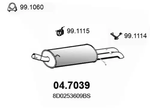 крайно гърне ASSO 04.7039