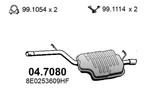 крайно гърне ASSO 04.7080