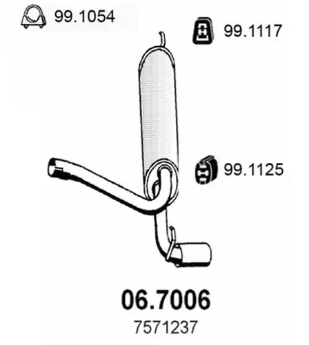 крайно гърне ASSO 06.7006