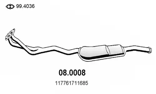 катализатор ASSO 08.0008