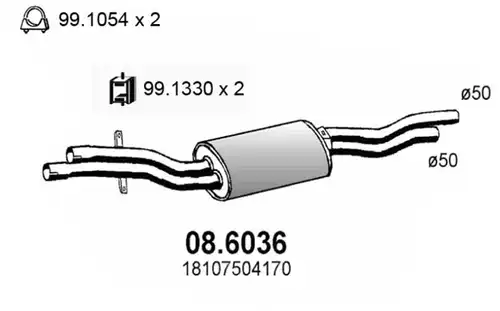 средно гърне ASSO 08.6036