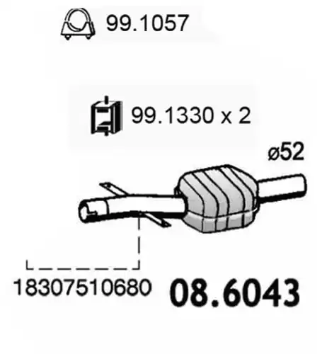 средно гърне ASSO 08.6043