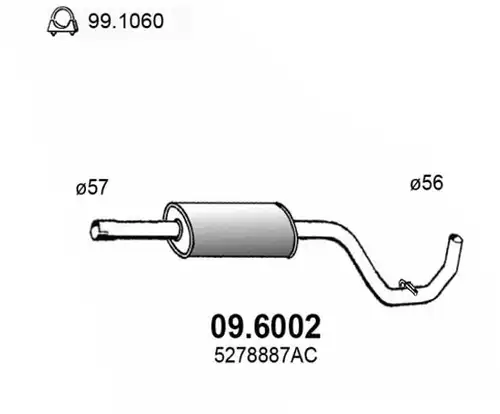 средно гърне ASSO 09.6002