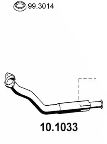 изпускателна тръба ASSO 10.1033