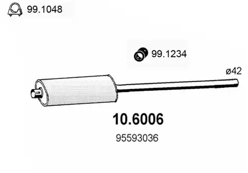 средно гърне ASSO 10.6006