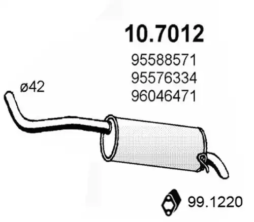 крайно гърне ASSO 10.7012