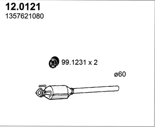 катализатор ASSO 12.0121