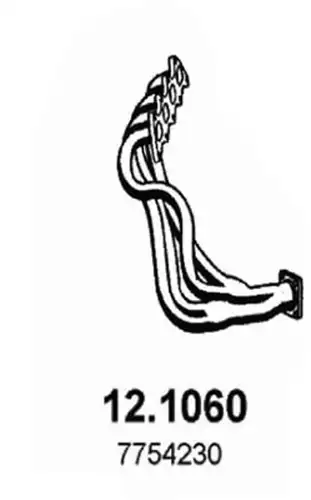 изпускателна тръба ASSO 12.1060