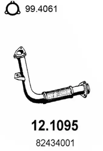 изпускателна тръба ASSO 12.1095