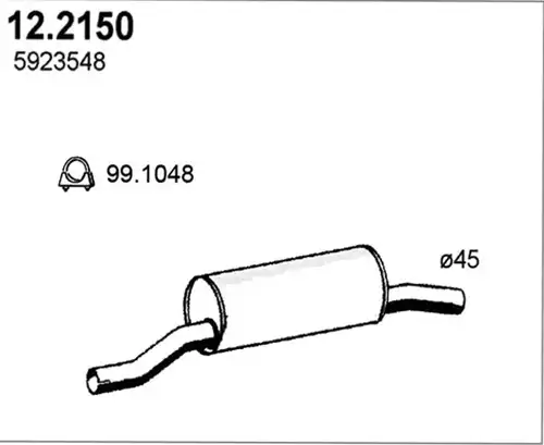 предно гърне ASSO 12.2150