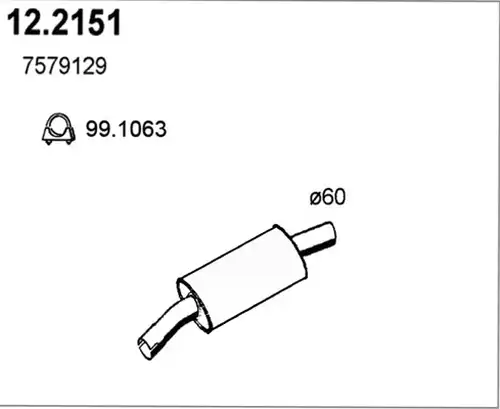 предно гърне ASSO 12.2151