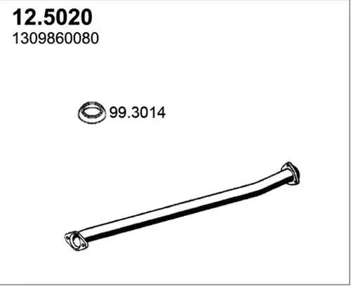 изпускателна тръба ASSO 12.5020