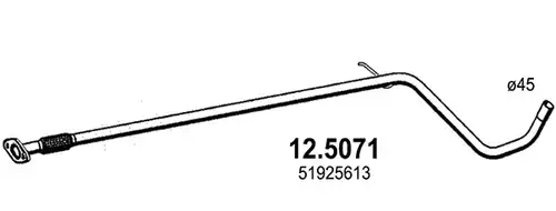 изпускателна тръба ASSO 12.5071